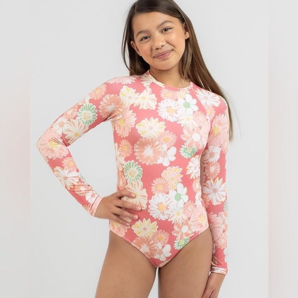 Girls' Vintage Mood Story Long Sleeve Surfsuit size 10 - Picture 1 of 10